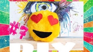 DIY# 7) ПОДУШКА СМАЙЛИК /EMOJI СВОИМИ РУКАМИ
