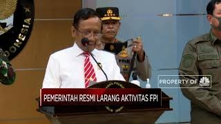 Pemerintah Resmi Larang Aktivitas FPI