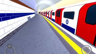 VICTORIA LINE TRAIN FROM  BOYDON EAST TO WAYHOLT MTG