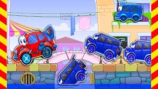 Мультик игра - машинка Вилли и вредные грузовики. Игра для мальчиков про приключения Вилли.