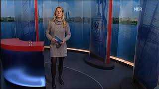 Judith Rakers Hamburg Journal im Minikleidchen