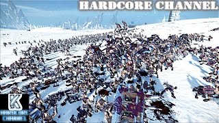 Total War Warhammer - прохождение Hardcore Зверолюди =18= Стремительный удар
