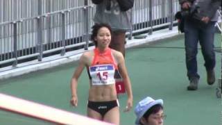 Track and field 福島千里　女子 4x100mR Final　陸上2011-1029