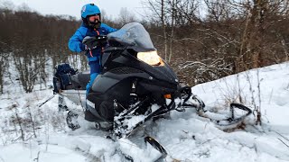 Снегоход Yamaha FX Nitro - ДЕТСКИЙ ТЕСТ ДРАЙВ