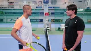Уроки тенниса с Михаилом Южным в ФИТНЕС-КЛУБЕ VITASPORT