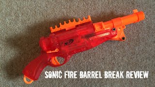 Nerf N-Strike Sonic Fire Barrel Break IX-2 Unboxing, Overview & Firing Test