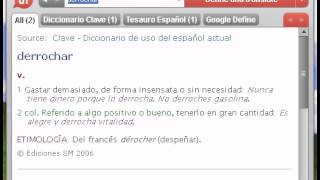 Definición de derrochar
