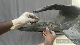 Artistic cement pot part 2
