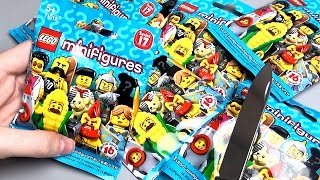 LEGO Minifigures 17 серия Обзор и распаковка минифигурок Лего