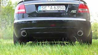 Audi A6 4.2 FSI 350 PS mit Magnaflow Endrohre -- Brachialer Sound !!!
