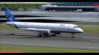 FSX - Landing St. Maarten - JetBlue E190-100IGW