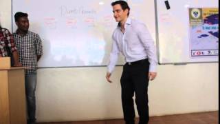 MR. Ivan Anastassov enacting for dumb charades