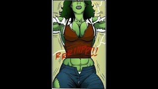 She Hulk Transformation 8 - Lab Accident