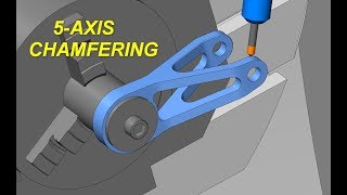Mastercam multiaxis tutorial: 5-axis chamfer