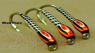 Fly Tying a Traffic Light Quill Buzzer by Mak