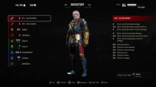 Witcher 3 Magic Build
