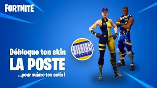 COMMENT DÉBLOQUER LE PACK DE SKINS "LA POSTE" GRATUITEMENT sur FORTNITE... ✔