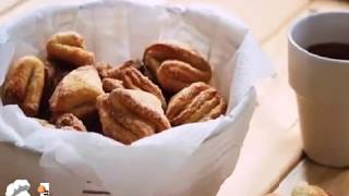 Печенье творожные треугольники с сахаром, рецепт