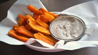 ALKALINE ELECTRIC BAKED BUTTERNUT SQUASH FRENCH FRIES | THE ELECTRIC CUPBOARD