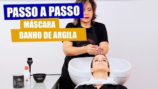 PASSO A PASSO DA MÁSCARA DE TRATAMENTO CAPILAR XMIX BANHO DE ARGILA