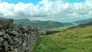 WALES precipice walk, Dolgellau (HD-video)