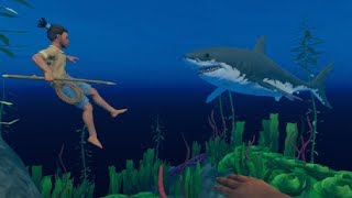 Странный остров! Raft одиночное прохождение #3 Рафт выживание на плоту