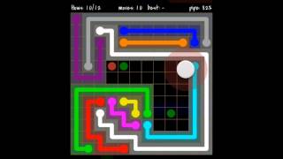 Flow Free 12X12 Jumbo Pack walkthrough All Level's