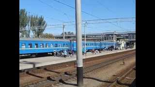 В ЛНР пришел первый поезд Одесса-Луганск № 592, 3.10.14