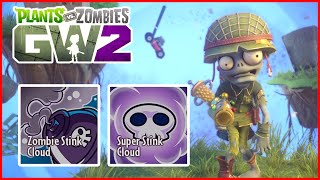 "ABILITY COMPARISON" ZOMBIE STINK CLOUD & SUPER STINK CLOUD - Plants vs Zombies Garden Warfare 2