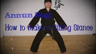 Sitting Stance (Annun Sogi)