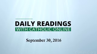 Daily Reading for Friday, September 30th, 2016 HD