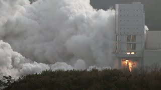 KSLV-II first stage hot-fire test