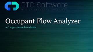 Introduction to Occupant Flow Analyzer from the BIM Project Suite