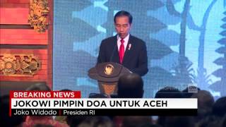 Jokowi Pimpin Doa Bersama untuk Aceh