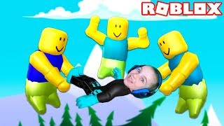 Кто здесь царь горы? Царь горы с нубами в Roblox