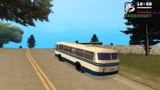 [driver № 1] ЛАЗ-695, маршрут 106 (осн), № Р 032 ХТ 96 (GTA SA)