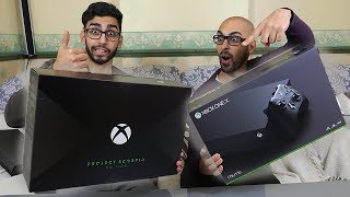 Xbox One X VS Project Scorpio Edition Unboxing