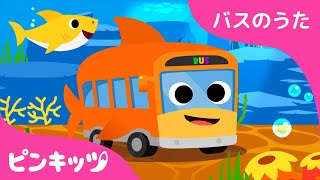 サメバス????参上！！ | サメの家族 | バスのうた | のりもののうた | ピンキッツ！