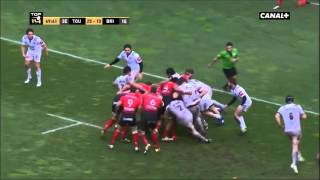 Les 6 essais du RCT face à Brive