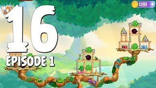 Angry Birds Stella Level 16 Walkthrough | Branch Out | Episode 1