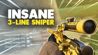 THIS SNIPER IS INSANE! (Call of Duty: WWII Sniper Highlights 3-LINE RIFLE)