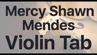 Learn Mercy Shawn Mendes on Violin - How to Play Tutorial