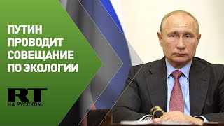 Путин проводит встречу с экологами и зоозащитниками — трансляция