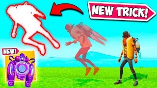 *NEW TRICK* HOW TO FLY INVISIBLE!! - Fortnite Funny Fails and WTF Moments! #809