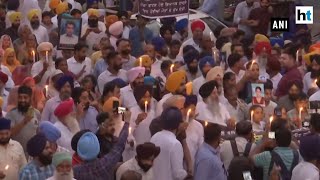 Amritsar train accident: People protest, organise candle march after a year of incident