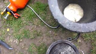 Casting Pewter skull