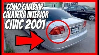 Como Cambiar Calavera Interior Honda Civic 2001 #Autos #Honda #Civic #Accord