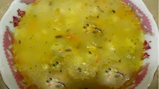 Рассольник с перловкой
