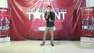 Balaji Rap Singing Performance || Telangana Got Talent || TGOTG099