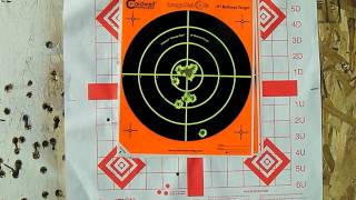 Beretta 92FS - First Shots At 7 Yards.